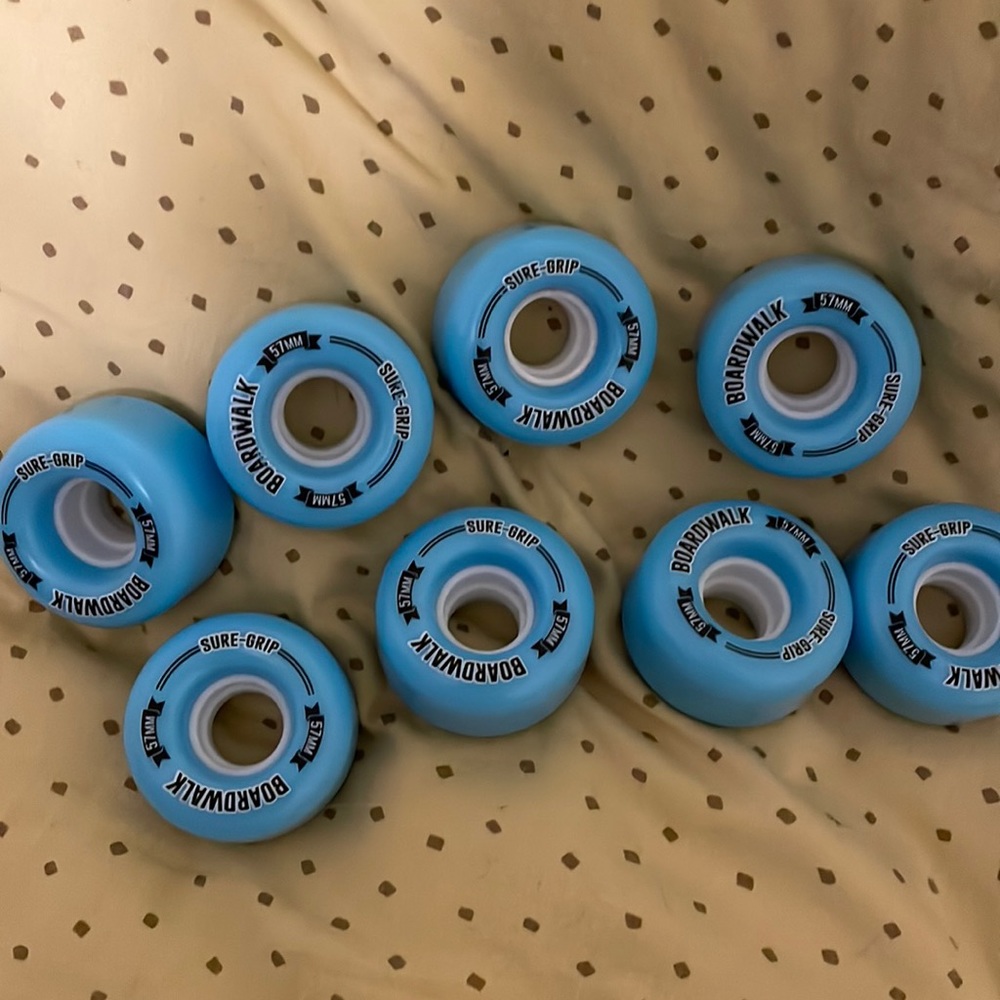 8*sure grip / boardwalk wheels, without bearings
